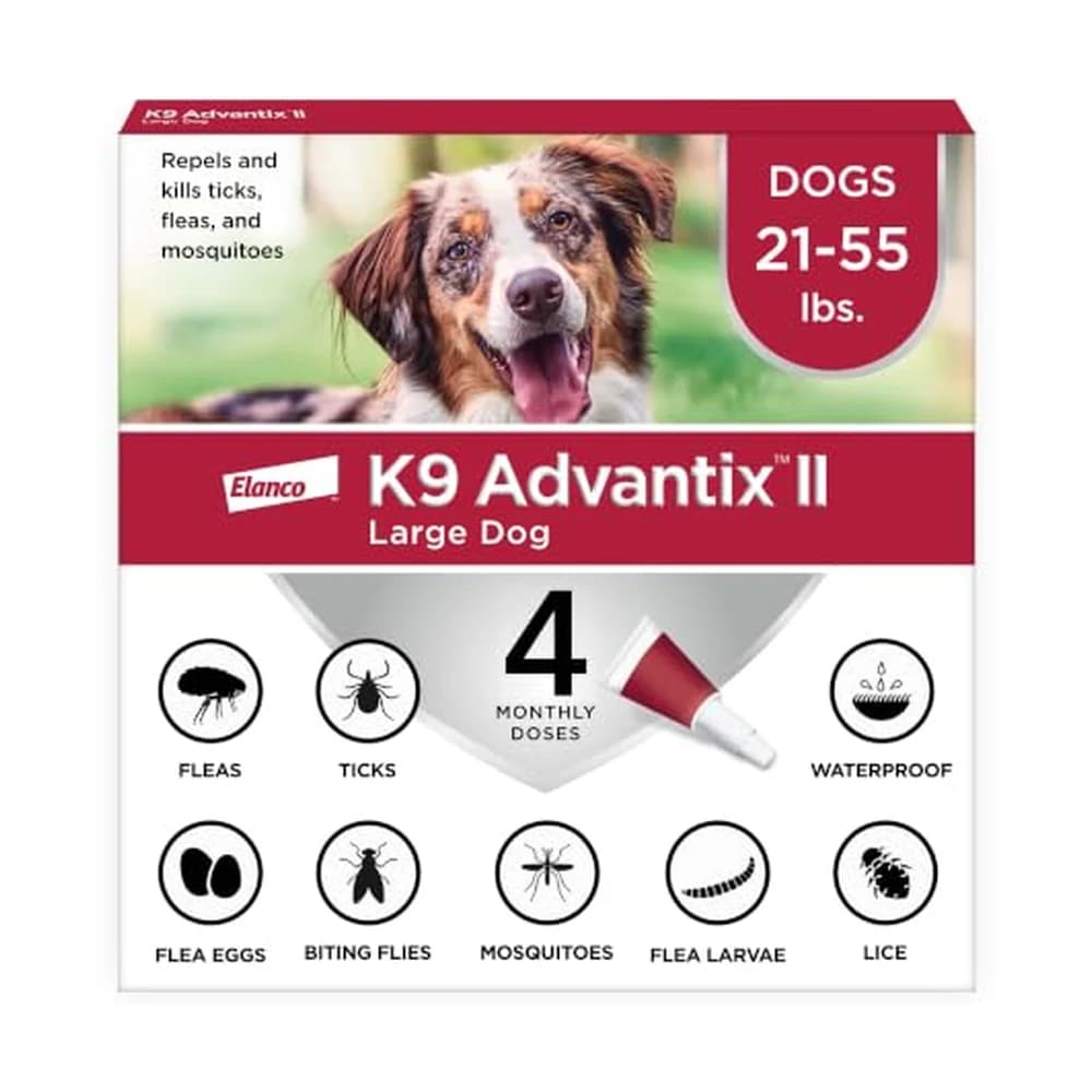 K9 Advantix II, 21-55 lb (4 doses)