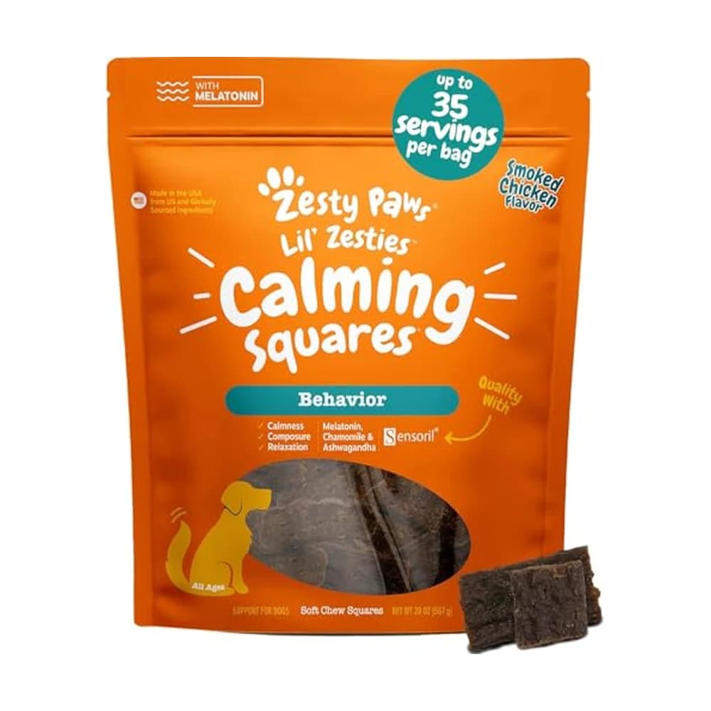 Zesty Paws Calming Chews 10-Ounce, the top pick for Calming Aids